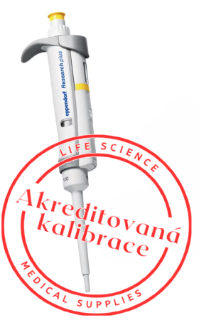 Accredited calibration 1 channel. variable pipettes